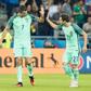 Cristiano Ronaldo com Cédric no Euro 2016