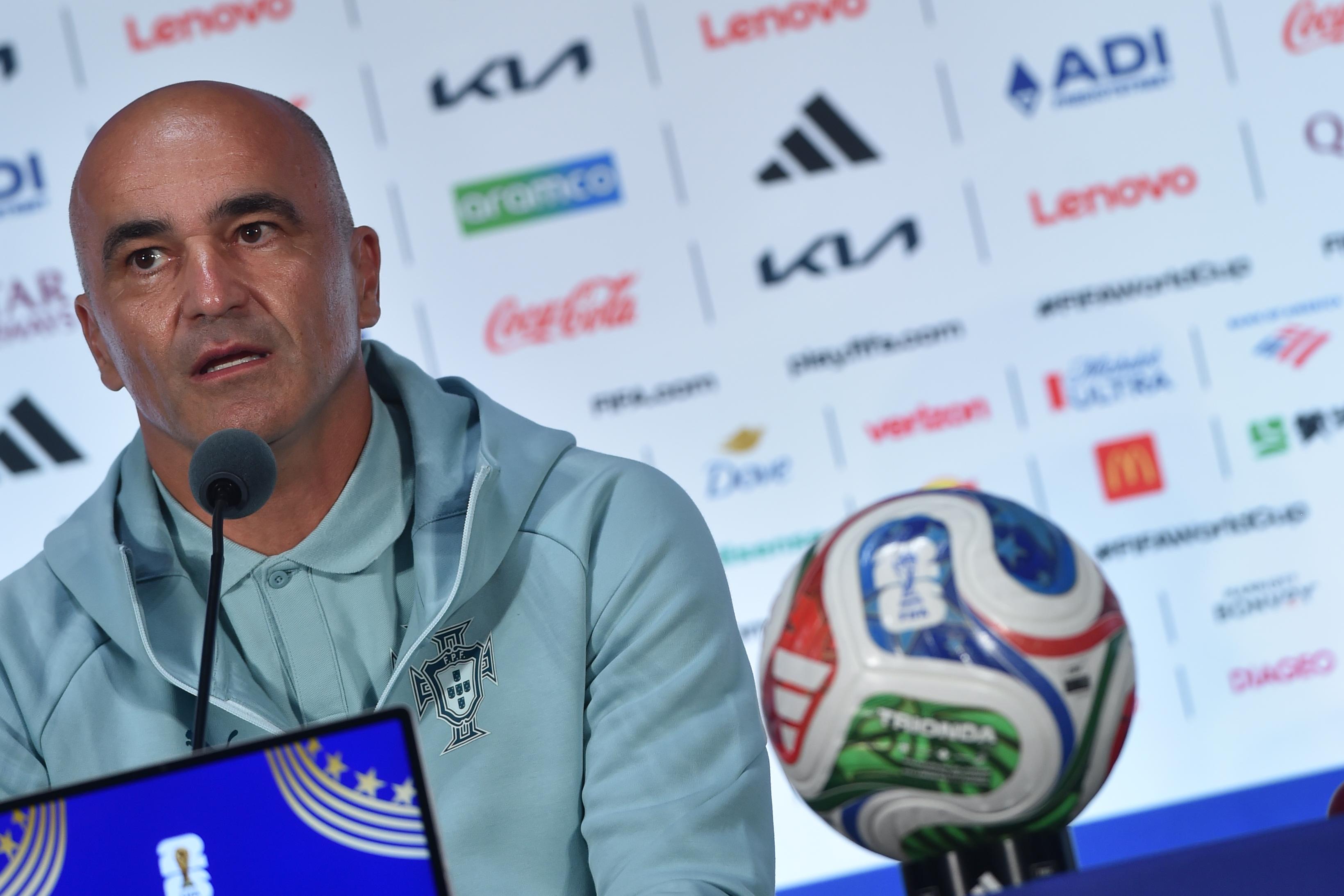 Roberto Martínez em conferência de imprensa em Dallas - Foto: Miguel Nunes