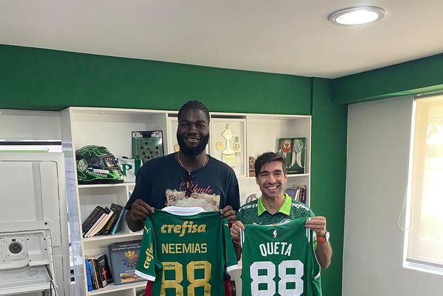 Neemias Queta e Abel Ferreira, encontro de campeões em São Paulo
