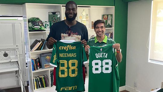 Neemias Queta e Abel Ferreira, encontro de campeões em São Paulo