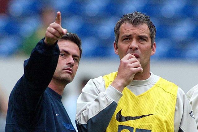 Mourinho e Jorge Costa no FC Porto
