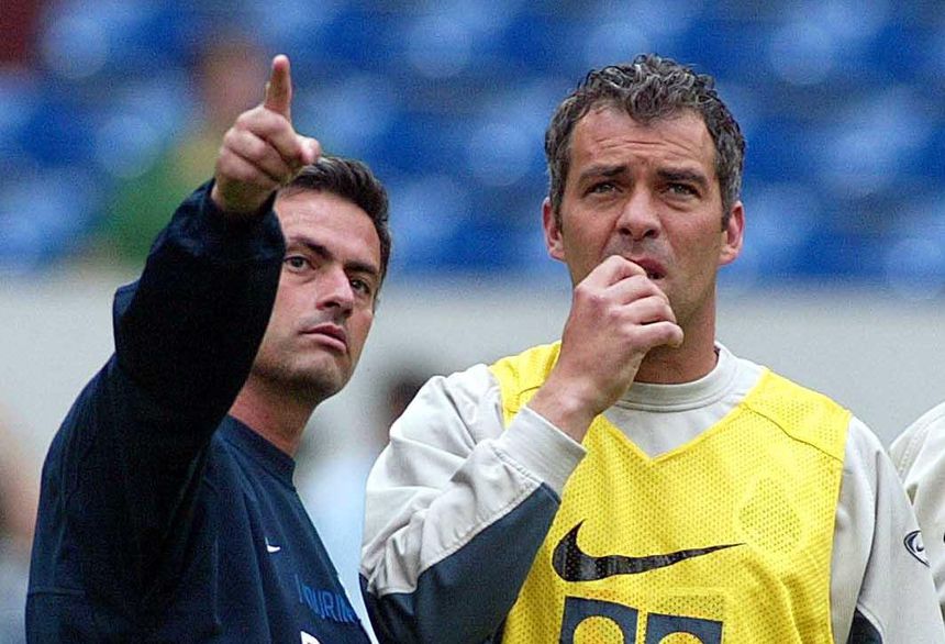Mourinho e Jorge Costa no FC Porto