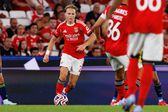 Andreas Schjelderup em ação pelo Benfica