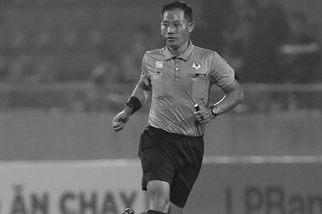 Tran Dinh Tinh, árbitro vietnamita, morreu aos 43 anos. Foto Asean Football/Facebook