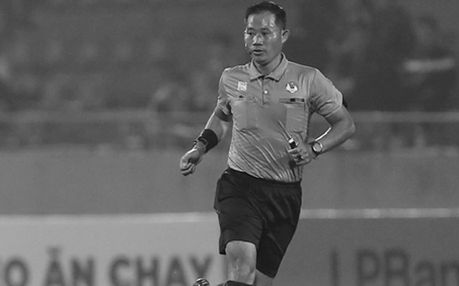 Tran Dinh Tinh, árbitro vietnamita, morreu aos 43 anos. Foto Asean Football/Facebook