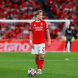 Andreas Schjelderup em ação pelo Benfica