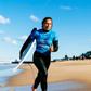A surfista portuguesa Francisca Veselko. Foto Hughes/WSL