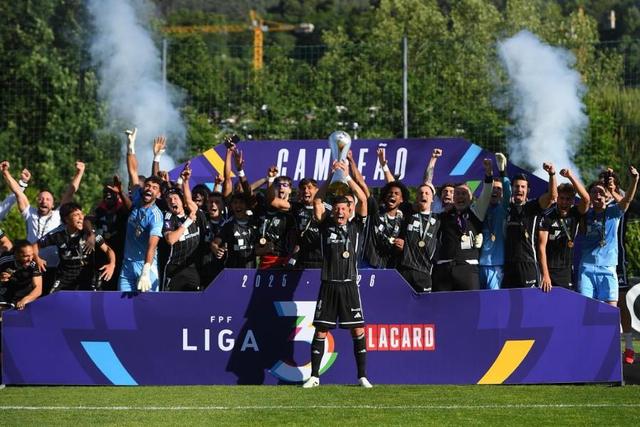 Amarante fez a festa de campeão nacional da Liga 3 na temporada transata
