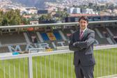 Carlos André Gomes, presidente do Marítimo, fotografado no Estádios dos Barreiros em agosto de 2026. Foto CS Marítimo