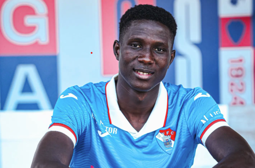 Sansi Kaba, 23 anos, esteve em destaque nos sub-23 gilistas na temporada transata (foto Gil Vicente FC)