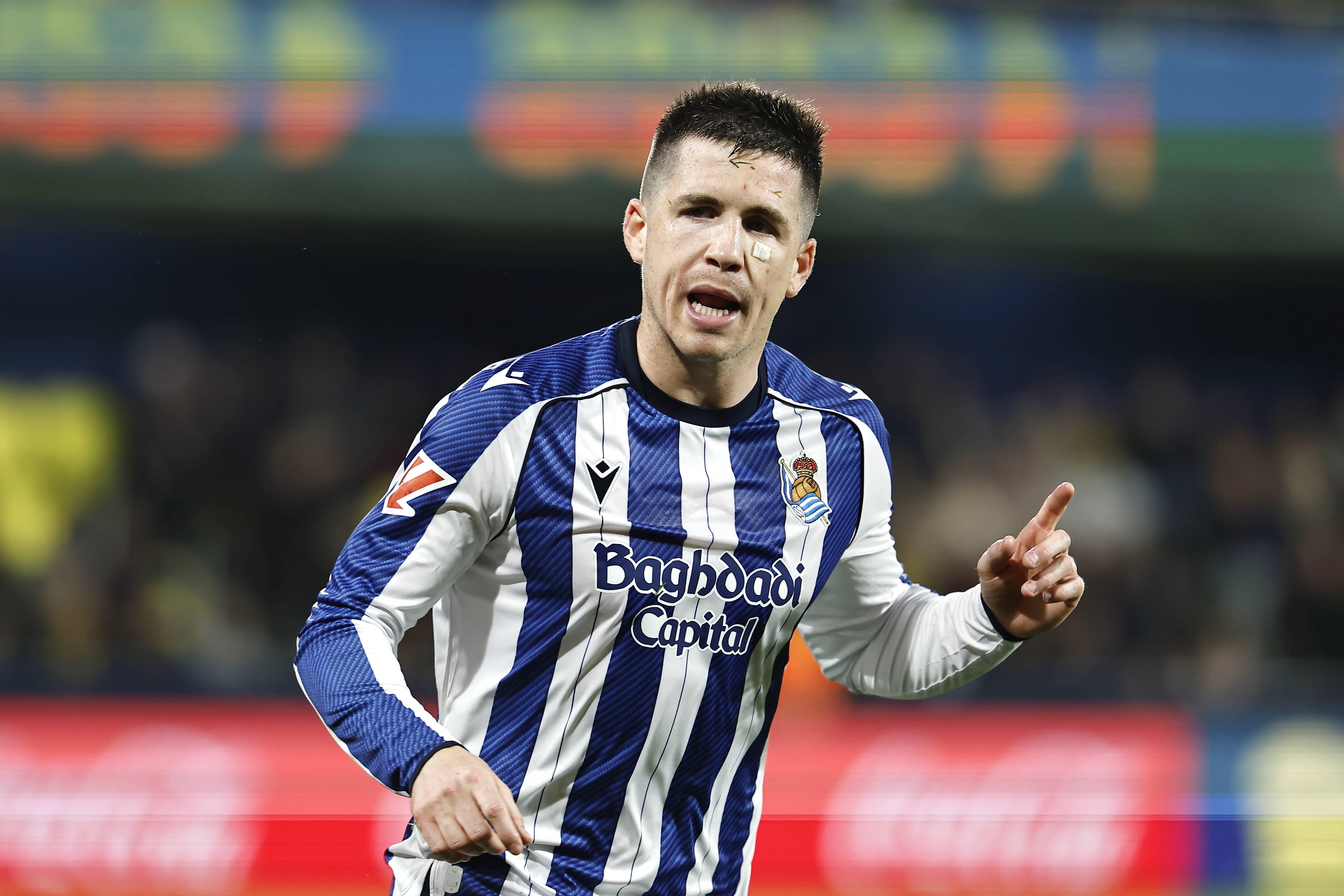 Igor Zubeldia, 29 anos, fez toda a carreira na Real Sociedad, com quem tem contrato até 2029. Valor de mercado de €6 milhões - Foto: IMAGO