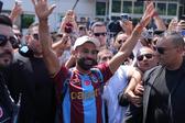 Salah com a camisola do Trabzonspor