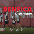 Siga aqui o treino do Benfica
