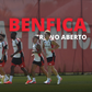 Siga aqui o treino do Benfica
