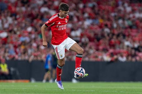 Rafael Obrador, lateral-esquerdo do Benfica - Foto Imago
