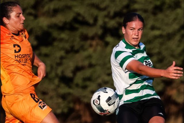 Telma Encarnação marcou nove golos nos últimos cinco jogos, após paragem de mês e meio - Foto: SPORTING CP