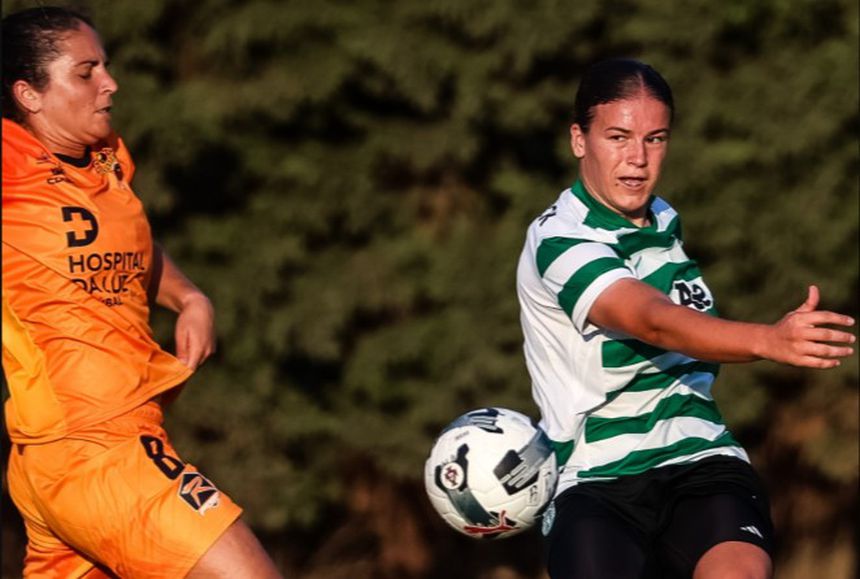 Telma Encarnação marcou nove golos nos últimos cinco jogos, após paragem de mês e meio - Foto: SPORTING CP
