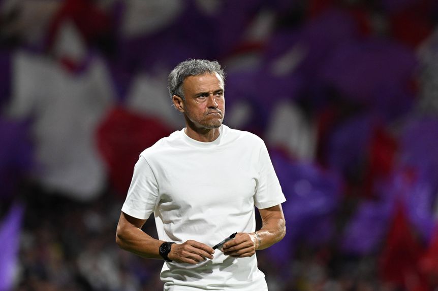 Luis Enrique, treinador do PSG