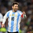 Messi bisou na vitória da Argentina frente à Venezuela