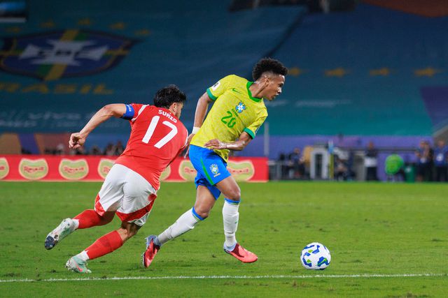 Estêvão abriu o ativo para o Brasil frente ao Chile