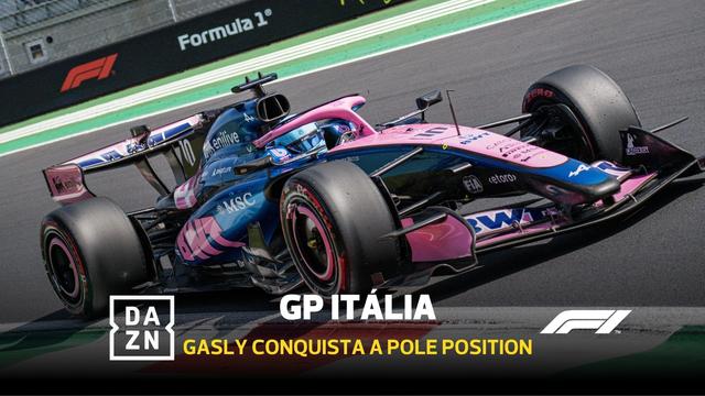 Gasly conquista a pole position em Monza