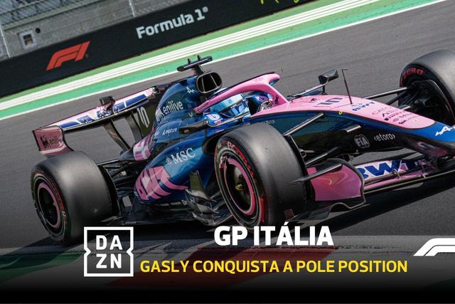 Gasly conquista a pole position em Monza