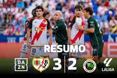 Expulsão e chuva de golos na 'remontada' do Rayo (resumo)