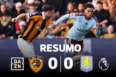 Aston Villa continua sem ganhar na Premier League (resumo)