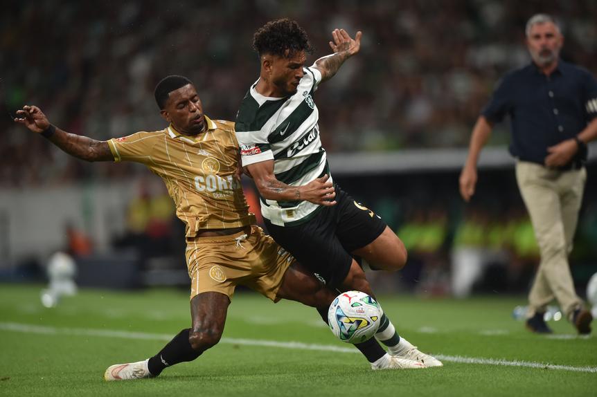 Sporting-Nacional: Luis Suárez fez golo e assistência - FOTO: Miguel Nunes/A BOLA