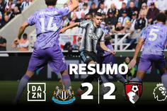 Bournemouth de António Silva volta a sofrer à beira do fim e continua sem vitórias