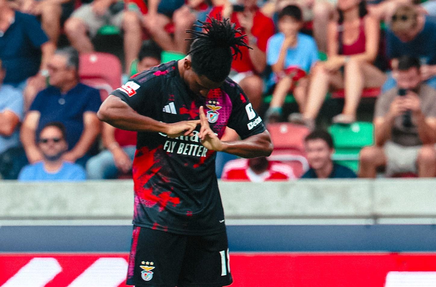 Leandro Barreiro a celebrar golo - Foto: Benfica