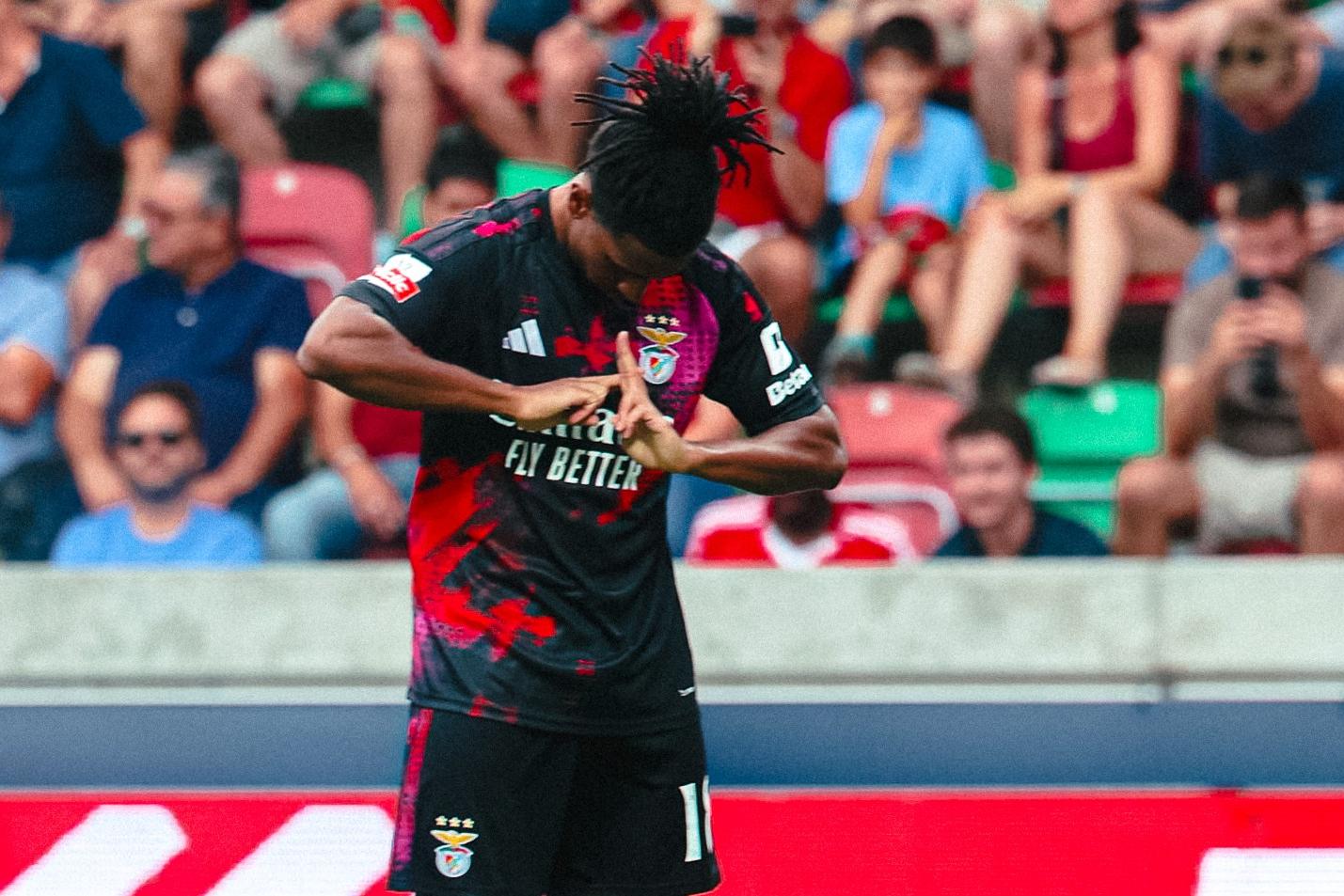 Leandro Barreiro a celebrar golo - Foto: Benfica