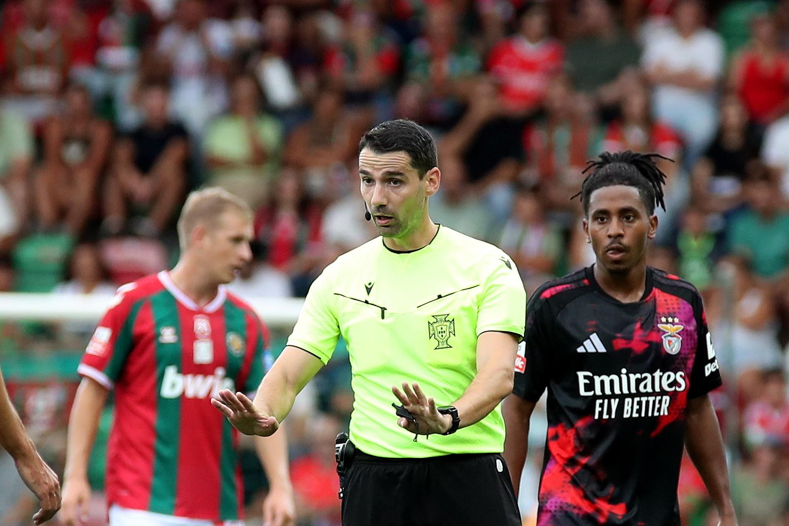 Árbitro Sérgio Guelho - Foto: GREGÓRIO CUNHA/LUSA