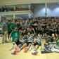 Sporting ergueu a 13.ª Supertaça de futsal. O Benfica continua com nove - Foto: MANUEL FERNANDO ARAÚJO/LUSA