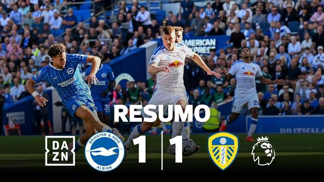 Brighton, com sotaque português, salva ponto em casa (resumo)