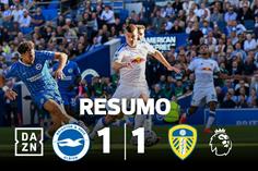 Brighton, com sotaque português, salva ponto em casa (resumo)