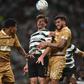 Zé Vítor (n.º 38) explicou os motivos da derrota do Nacional frente ao Sporting (foto Miguel Nunes)