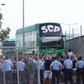 A chegada do autocarro do Sporting a Alvalade