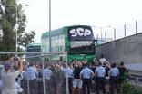 A chegada do autocarro do Sporting a Alvalade