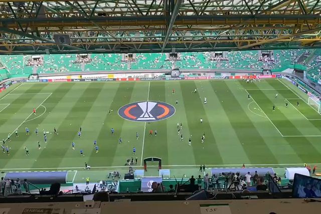 Aquecimento em Alvalade