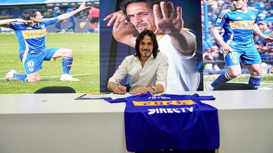 Oficial: Boca Juniors anuncia renovação de Cavani