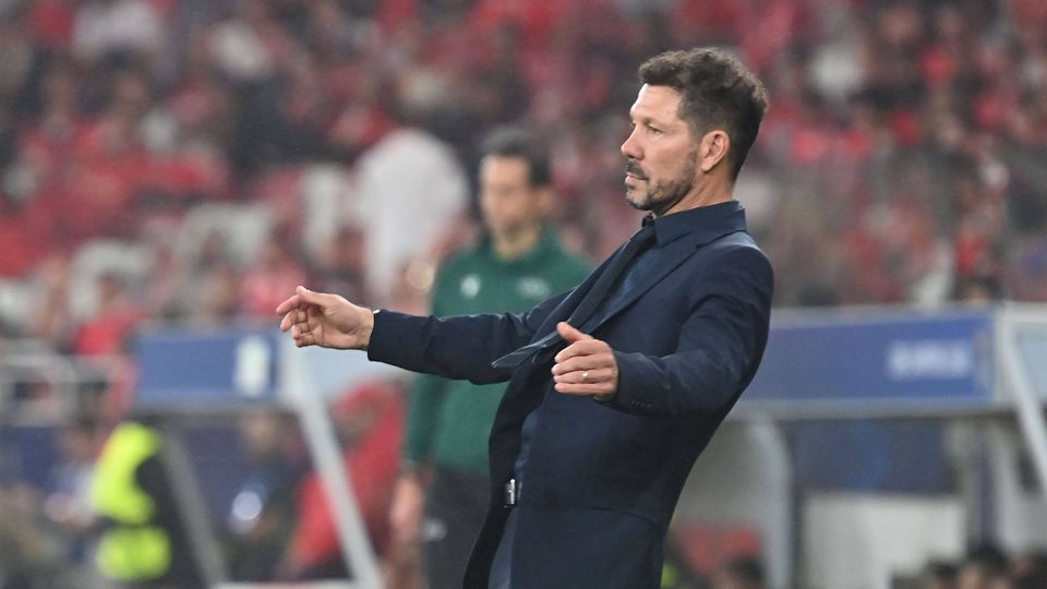 Simeone e a goleada sofrida na Luz: «Vi falta de jogo e recursos»