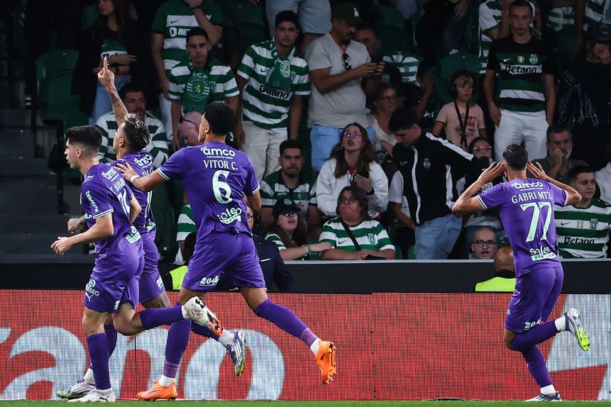 Festa dos jogadores bracarenses após o golo apontado pelo internacional uruguaio - Foto: Rodrigo Antunes/LUSA