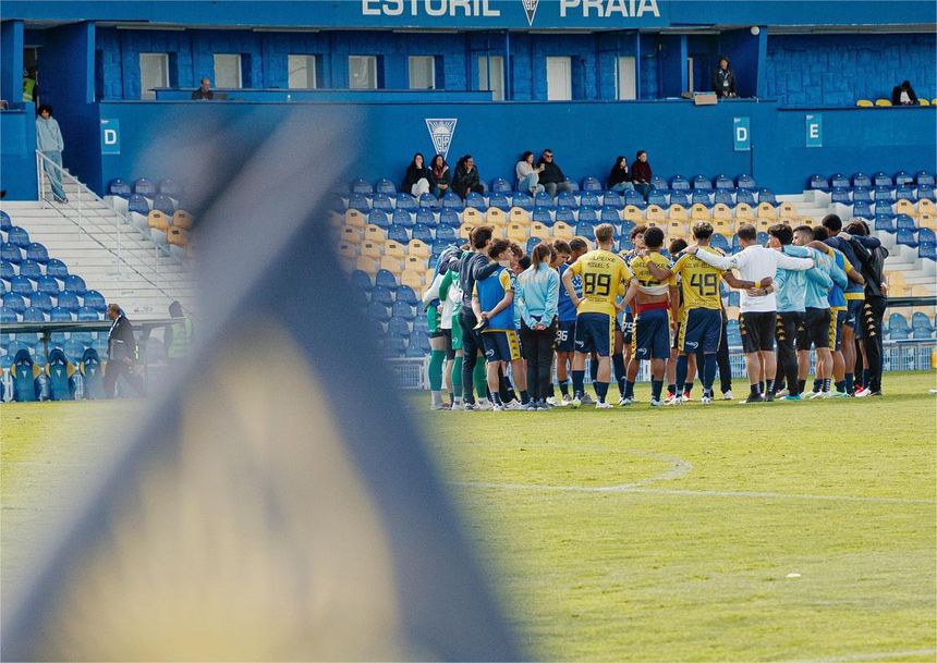 A boa qualidade do relvado do Estádio António Coimbra da Mota tem estado entre os melhores da Liga de futebol. Foto: Estoril Praia SAD