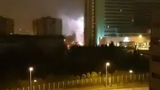 Descanso do Benfica perturbado por fogo de artíficio