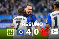O resumo da goleada aplicada pelo Hamburgo ao Mainz