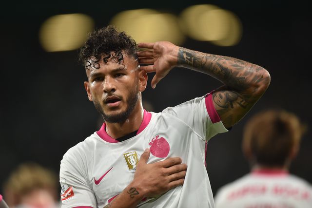 Festejo de Luis Suárez - Foto: Miguel Nunes