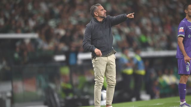 Rui Borges, treinador do Sporting, realçou que o empate com o SC Braga acabou por ser um resultado justo - Foto: Miguel Nunes