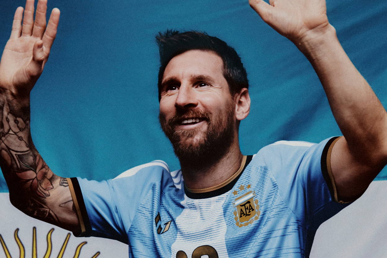 O último equipamento de Messi pela Argentina - foto: Adidas