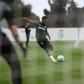 Geny Catamo no treino desta segunda-feira, em Alcochete - Foto: Sporting CP